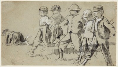 Tutkimus "Snap the Whip" tekijältä Winslow Homer