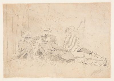 Tutkimus "Kalastusjuhlille" tekijältä Winslow Homer