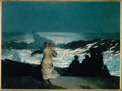 Summernight (maalaus kankaalle) tekijältä Winslow Homer