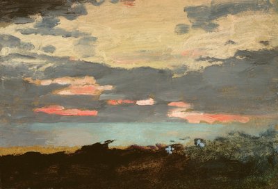 Auringonlasku, Saco Bay tekijältä Winslow Homer