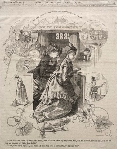 Kymmenes käsky, 1870. tekijältä Winslow Homer