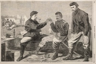 Kiitospäivä armeijassa - päivällisen jälkeen:  Toivomusluu tekijältä Winslow Homer
