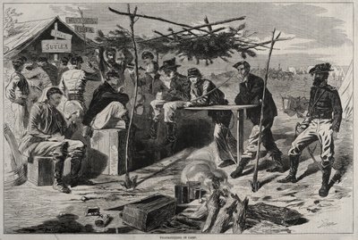 Kiitospäivä leirillä tekijältä Winslow Homer