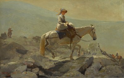 The Bridle Path, White Mountains, 1868 tekijältä Winslow Homer