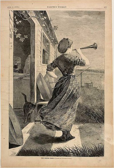 Päivällissarvi tekijältä Winslow Homer