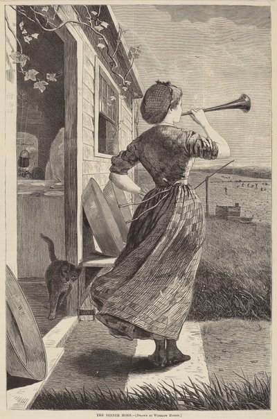 Päivällistorvi, 1870. tekijältä Winslow Homer
