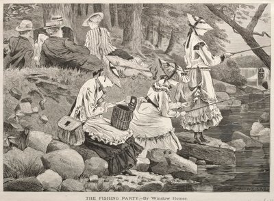 Kalastusjuhlat, 1869. tekijältä Winslow Homer