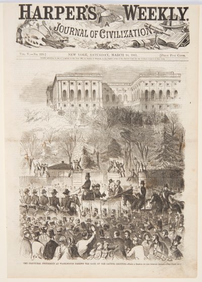 Avajaiskulkue Washingtonissa Capitol Groundsin portin ohi, Harper