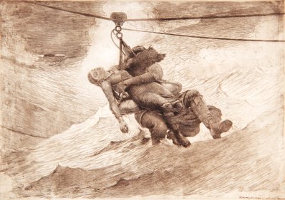 Elämän linja, 1884 tekijältä Winslow Homer