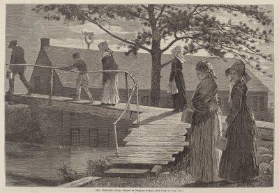 The Morning Bell, julkaistu 1873. tekijältä Winslow Homer