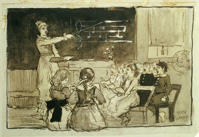 Musiikkitunti tekijältä Winslow Homer
