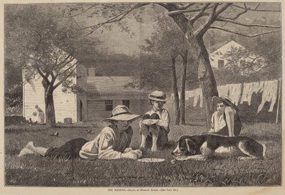 The Nooning, julkaistu 1873. tekijältä Winslow Homer