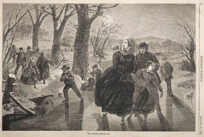 Luistelukausi - 1862 tekijältä Winslow Homer