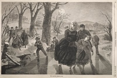 Luistelukausi - 1862, 1862. tekijältä Winslow Homer