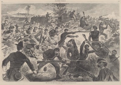 Sota unionin puolesta, 1862 - A Bayonet Charge, julkaistu 1862. tekijältä Winslow Homer