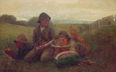 The Watermelon Boys, 1876 tekijältä Winslow Homer