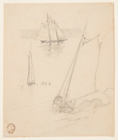 Kolme luonnosta Kuunareista tekijältä Winslow Homer