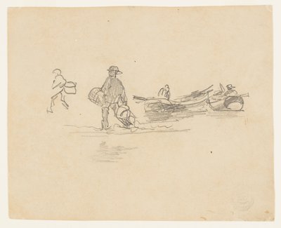 Kaksi kalastajaa, Englanti tekijältä Winslow Homer