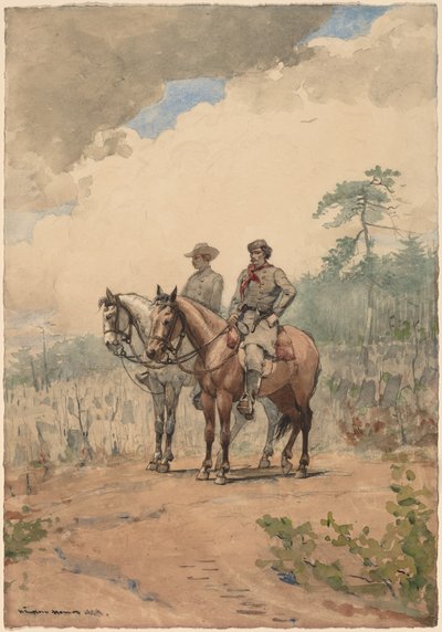 Kaksi partiolaista, 1887. tekijältä Winslow Homer