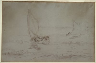 Two Sloops Sailing tekijältä Winslow Homer