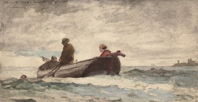 Tynemouth Priory, Englanti, 1881 tekijältä Winslow Homer