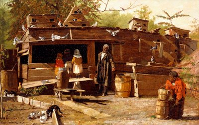 Setä Ned kotona, 1875 tekijältä Winslow Homer