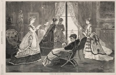 Odottaa puheluita uudenvuodenpäivänä 1869. tekijältä Winslow Homer