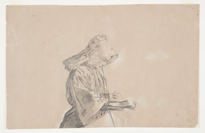 Nainen Sunbonnetissa tekijältä Winslow Homer