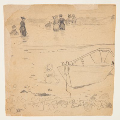 Naisten surffausuiminen tekijältä Winslow Homer