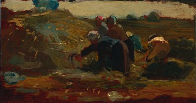 Pellolla työskentelevät naiset tekijältä Winslow Homer