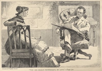 "Olet todella viehättävä, rakkaani" tekijältä Winslow Homer