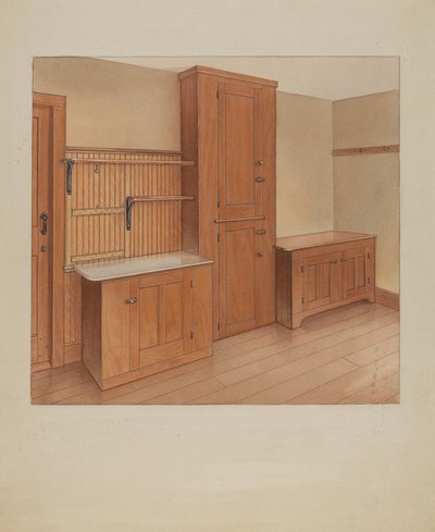 Sisäänrakennetut huonekalut, 1937. tekijältä Winslow Rich