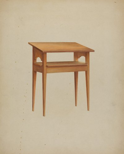 Shaker-ruokapöytä, c. 1937. tekijältä Winslow Rich