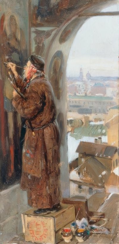 Ikonimaalari tekijältä Wladimir Jegorowitsch Makowski