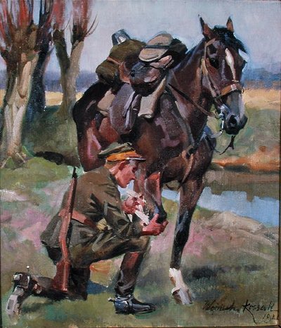Haavan pukeminen tekijältä Wojciech Kossak
