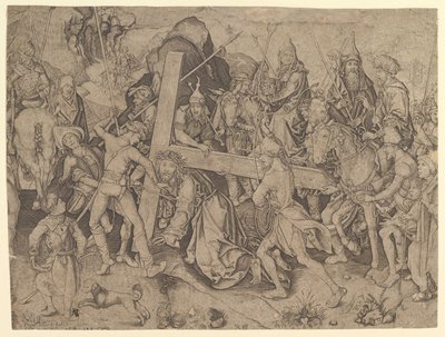 Kristus kantaa ristiä -kopio, 1400-luku. tekijältä Wolf Huber