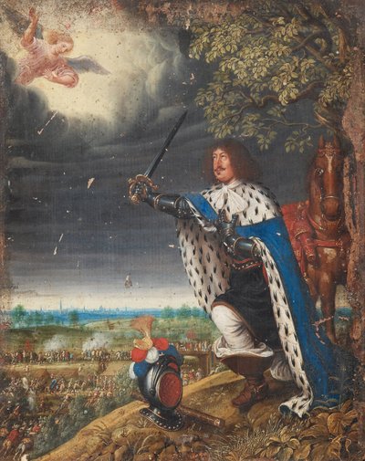 Fredrik III Tanska - Frederick III Tanskalainen Nyborgin taistelussa marraskuussa tekijältä Wolfgang Heimbach