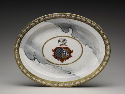 Lautanen tekijältä Worcester Porcelain Manufactory