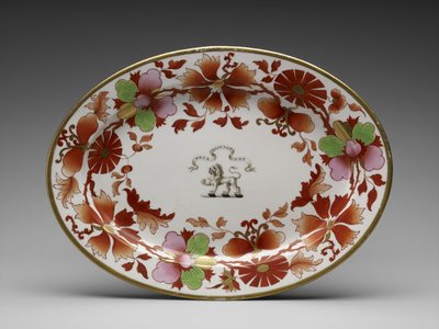 Lautanen tekijältä Worcester Porcelain Manufactory