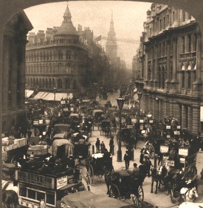 Cheapside, Lontoo, 1896. tekijältä Works and Sun Sculpture Studios
