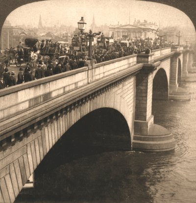 London Bridge, Lontoo, Englanti, 1901. tekijältä Works and Sun Sculpture Studios