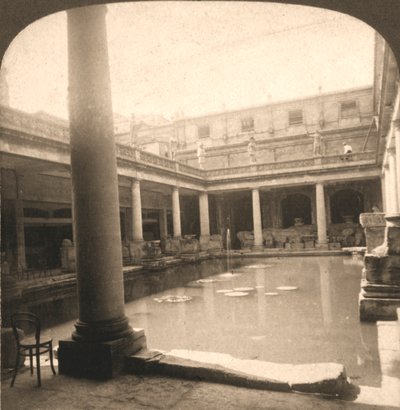 Roman Baths, Bath, Englanti, 1900. tekijältä Works and Sun Sculpture Studios