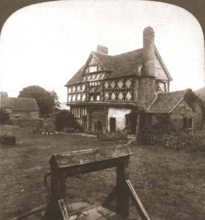 Stokesay Castle England, Ancient Keep, 1900. tekijältä Works and Sun Sculpture Studios