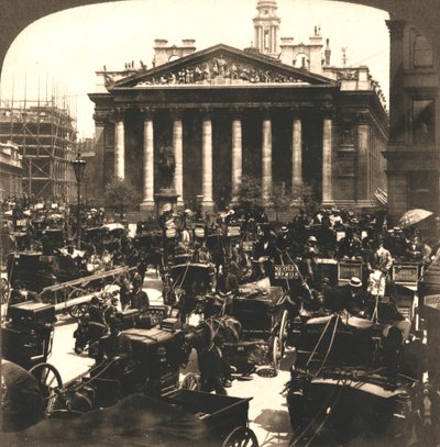 Royal Exchange, Lontoo, 1896. tekijältä Works and Sun Sculpture Studios