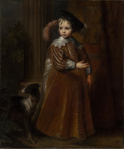 Muotokuva Vilhelm II:sta, Oranian-Nassaun prinssistä, Nassaun prinssi tekijältä Workshop of Anthony van Dyck