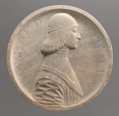 Gian Galeazzo Maria Sforza, Milanon herttua, 1490-luvun alku. tekijältä Workshop of Benedetto Briosco