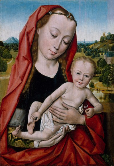 Neitsyt ja lapsi, 1475-1499. tekijältä Workshop of Dieric Bouts