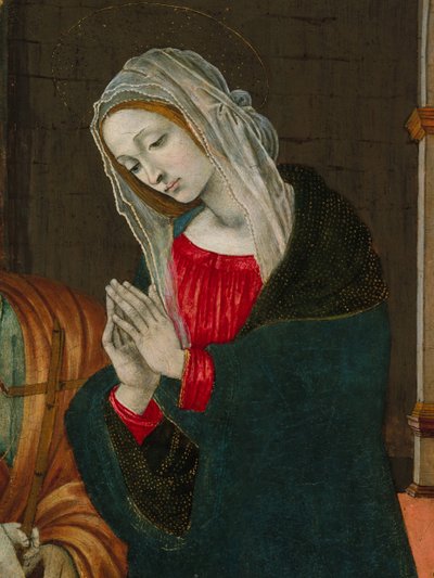 Syntymän neitsyt, luultavasti n. 1500. tekijältä Workshop of Filippino Lippi