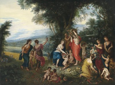Kesän allegoria tekijältä Workshop of Jan Brueghel the Elder