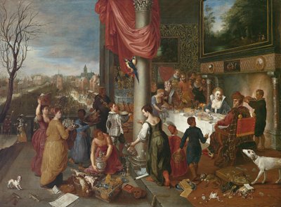 Talven allegoria tekijältä Workshop of Jan Brueghel the Elder